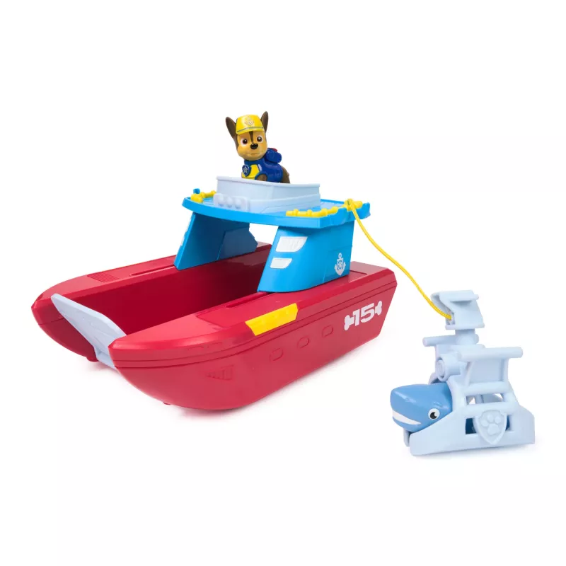 PAW Patrol'i merepatrulli sõiduk Chase'i ja haikujukesega, 2 patrullimisrežiimi, mänguasjad poistele ja tüdrukutele alates 3. eluaastast