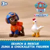 PAW Patrol : Search & Rescue, Zuma pääste hõljukveesõiduk, 2 figuuriga, mängupaat tagasitõmbe- ja stardifunktsiooniga, laste mänguasjad poistele ja tüdrukutele alates 3. eluaastast