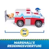 PAW Patrol: Search & Rescue, Marshall Rescue Responder sõiduk 2 figuuriga, mänguauto tagasitõmbeaktsiooniga, laste mänguasjad poistele ja tüdrukutele vanuses 3+