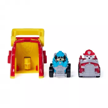 PAW Patrol Marshall Pup Squad Launchers with Rex Vehicle 2-Pack, laste mänguasjad poistele ja tüdrukutele vanuses 3+