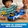 PAW Patrol : Search & Rescue, Chase Launch 'N' Rescue Cruiser, figuuri ja 2 mürsuga, tuled, helid ja peidetud stardiheitja, laste mänguasjad poistele ja tüdrukutele alates 3. eluaastast