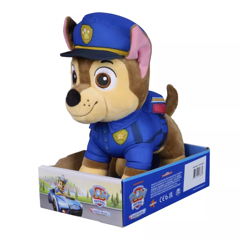 PAW Patrol : Search and Rescue Chase, kaisukas koos taskulambi tarvikuga, eelkooliealiste mänguasjad, lastemänguasjad poistele ja tüdrukutele, alates 3. eluaastast, 10”