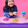 Kinetic Sand, Smoothie Mixer mängukomplekt, lihavõttekorvi täitematerjalid, sisaldab 14 untsi vormitavat mänguliiva, tööriistu ja pulgakommi vormi, mängutoit