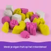Kinetic Sand, Smoothie Mixer mängukomplekt, lihavõttekorvi täitematerjalid, sisaldab 14 untsi vormitavat mänguliiva, tööriistu ja pulgakommi vormi, mängutoit