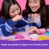 Kinetic Sand, Smoothie Mixer mängukomplekt, lihavõttekorvi täitematerjalid, sisaldab 14 untsi vormitavat mänguliiva, tööriistu ja pulgakommi vormi, mängutoit