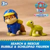Käpapatrull : Search & Rescue, Rubble Rescue Bulldozer sõiduk koos 2 figuuriga, politseiauto tagasitõmbeaktsiooniga, laste mänguasjad poistele ja tüdrukutele vanuses 3+