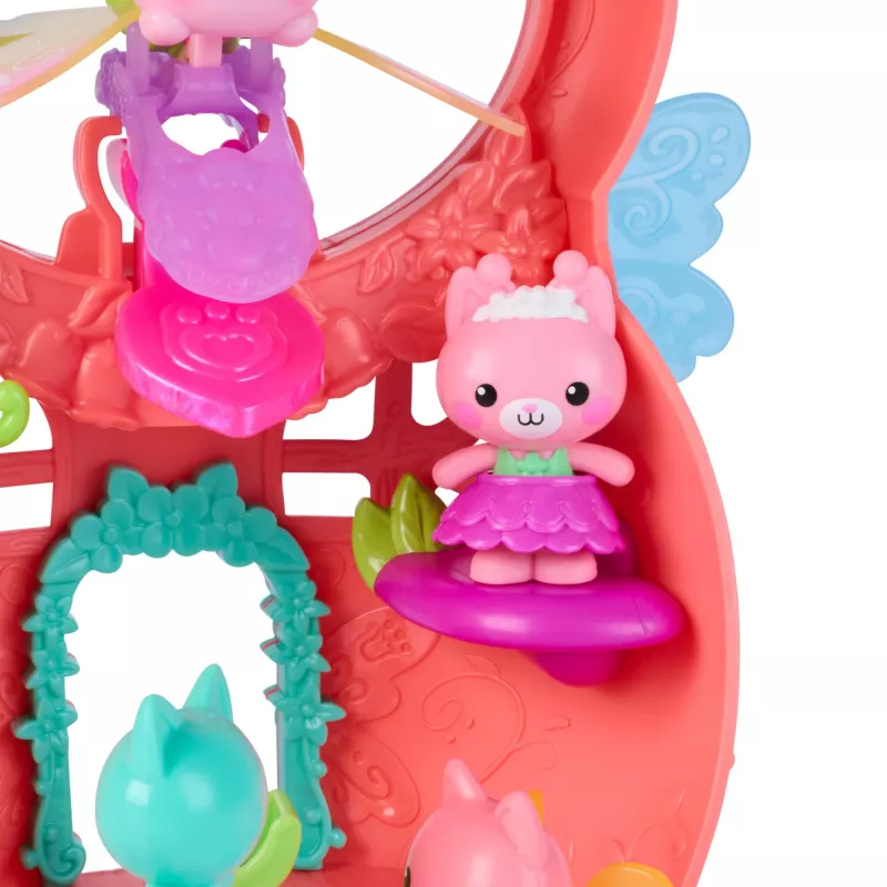 Gabby's Dollhouse Fairylandia, Kitty Fairy’s Flutter-riffic Playset 12 osaga ja eksklusiivse Flutter-riffic sõrmusega, laste mänguasjad tüdrukutele ja poistele alates 3. eluaastast
