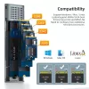CoreParts MSUB3304 salvestusseadme korpus HDD/SSD korpus Must