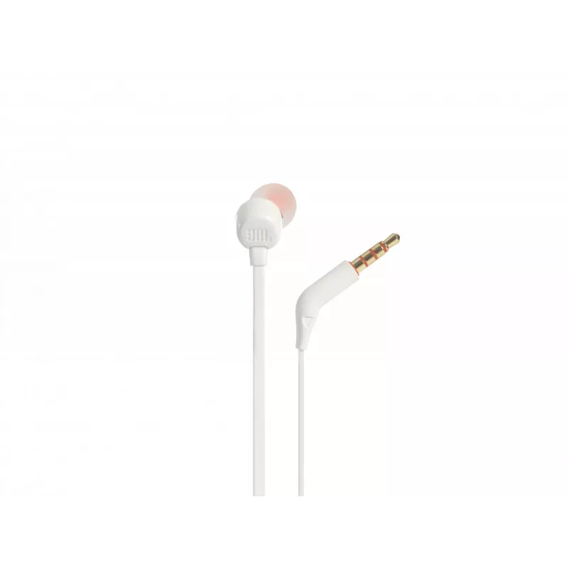 JBL Tune 110 Valge, juhtmega, 20 - 20000 Hz, muusika, peakomplekt, valge