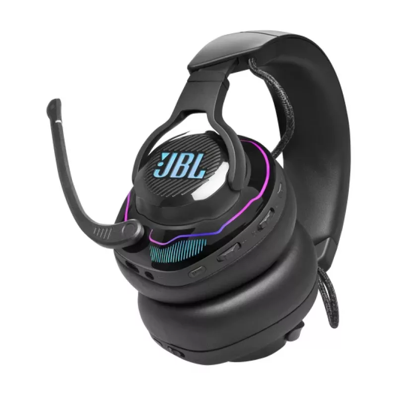 JBL Quantum 910 peakomplekt, juhtmega ja juhtmevaba, peapael, mängimiseks, Bluetooth, must