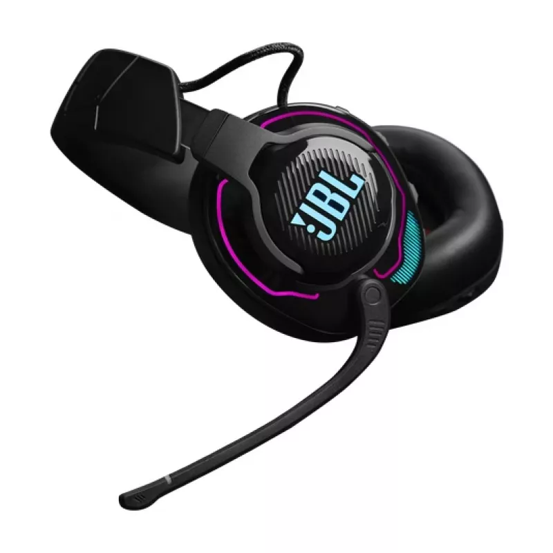 JBL Quantum 910 peakomplekt, juhtmega ja juhtmevaba, peapael, mängimiseks, Bluetooth, must