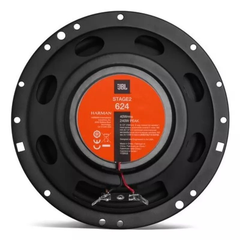 JBL Stage2 624 auto kõlar Ümmargune Kahesuunaline 240 W 2 tk