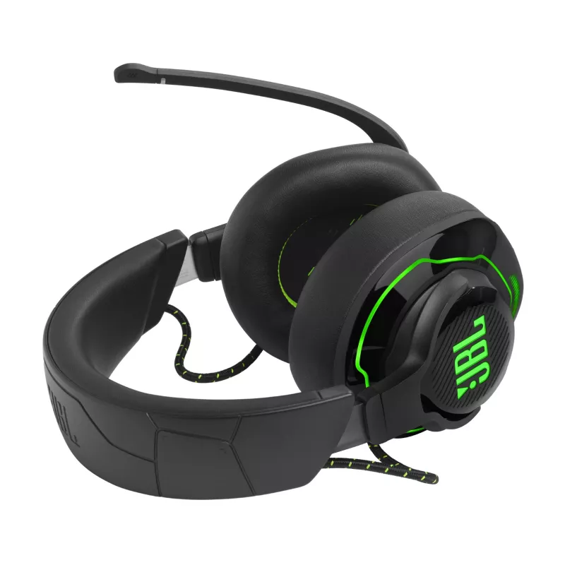 JBL Quantum 910X Peakomplekt Juhtmega ja juhtmevaba Peapael Mängimine USB USB-C Bluetooth Must, Roheline