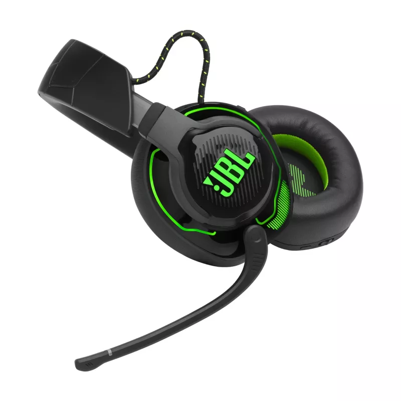 JBL Quantum 910X Peakomplekt Juhtmega ja juhtmevaba Peapael Mängimine USB USB-C Bluetooth Must, Roheline