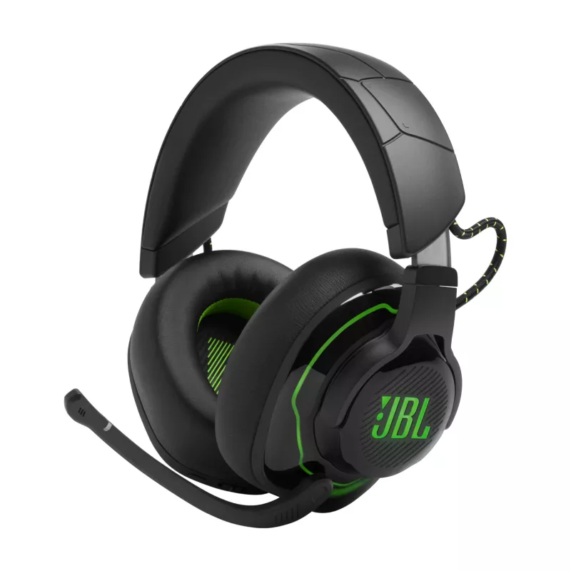 JBL Quantum 910X Peakomplekt Juhtmega ja juhtmevaba Peapael Mängimine USB USB-C Bluetooth Must, Roheline