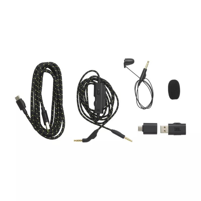 JBL Quantum 910X Peakomplekt Juhtmega ja juhtmevaba Peapael Mängimine USB USB-C Bluetooth Must, Roheline