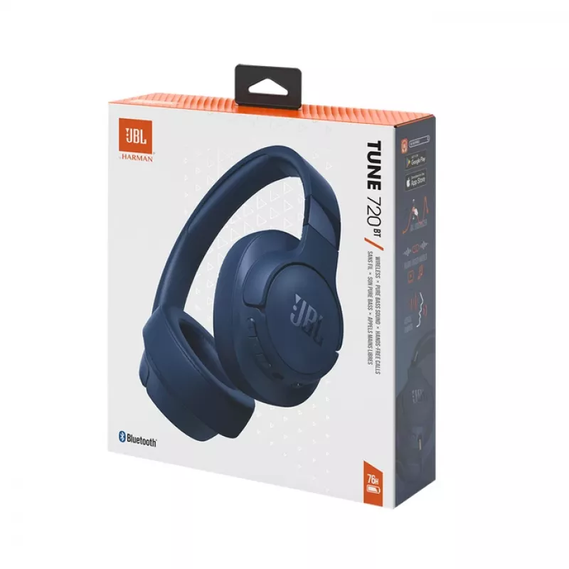 JBL Tune 720BT Peakomplekt Juhtmeta Peapael Kõned/Muusika Bluetooth Sinine