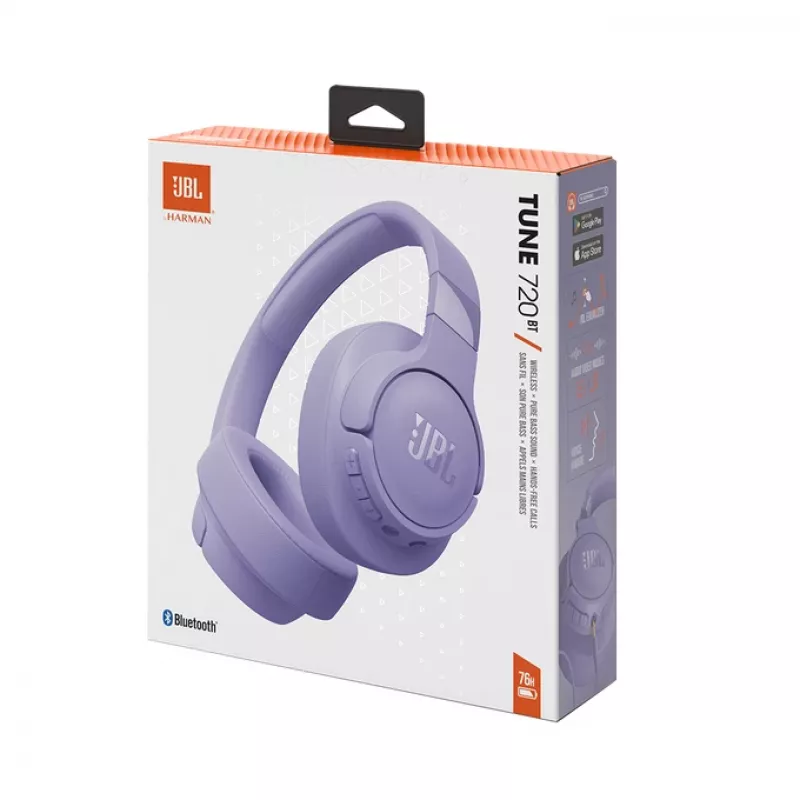 JBL Tune 720BT kõrvaklapid juhtmevaba peakomplekt kõned/muusika Bluetooth lilla