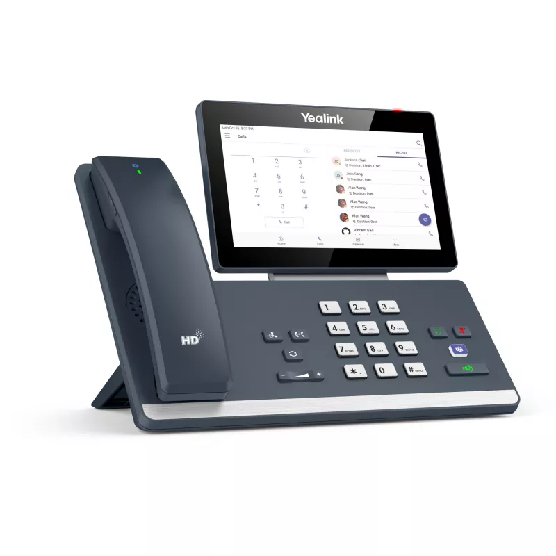 Yealink MP58-WH Microsoft Teams Edition, IP-telefon, Hall, Juhtmeta telefonitoru, Laua peal, Android, Microsoft Teams