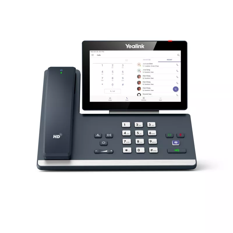 Yealink MP58-WH Microsoft Teams Edition, IP-telefon, Hall, Juhtmeta telefonitoru, Laua peal, Android, Microsoft Teams