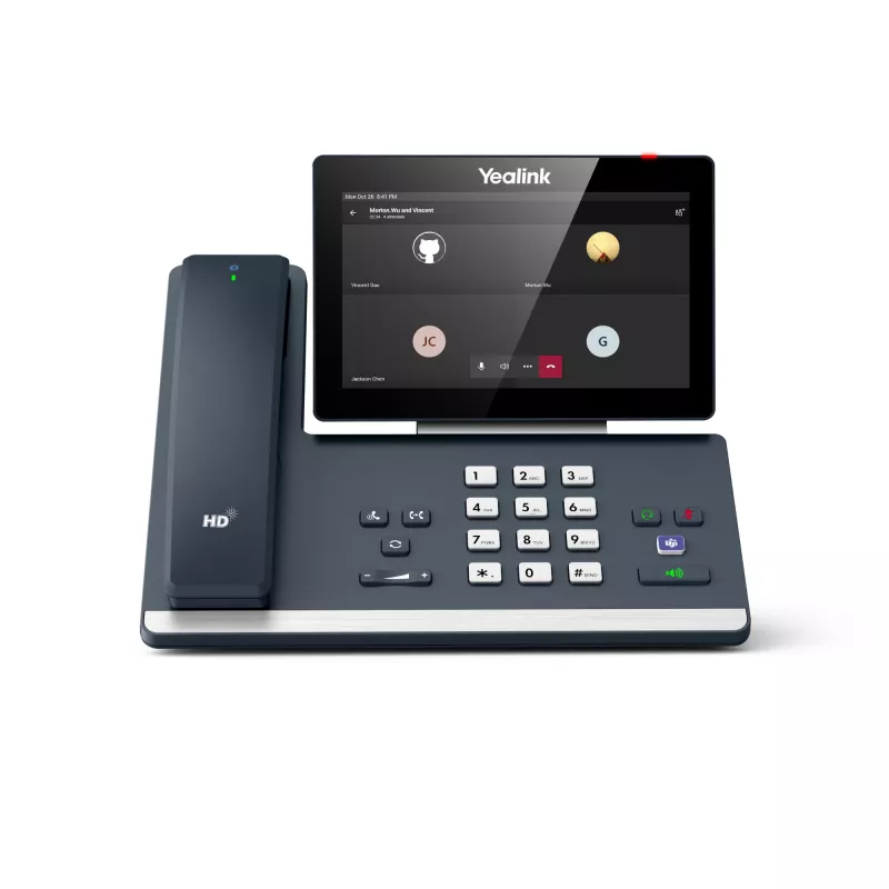 Yealink MP58-WH Microsoft Teams Edition, IP-telefon, Hall, Juhtmeta telefonitoru, Laua peal, Android, Microsoft Teams
