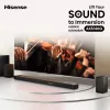 Soundbar Hisense AX5140Q 5.1.4 Dolby Atmos, 600 W RMS, juhtmevaba bassikõlar 280 W, must