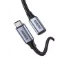 Ugreen USB-C 3.1 pikenduskaabel USB-kaabel USB 3.2 Gen 2 (3.1 Gen 2) 1 m USB C Must, Hall