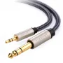Audiojuhe Ugreen 10628 2 m 6,35 mm isane 3,5 mm isasele must