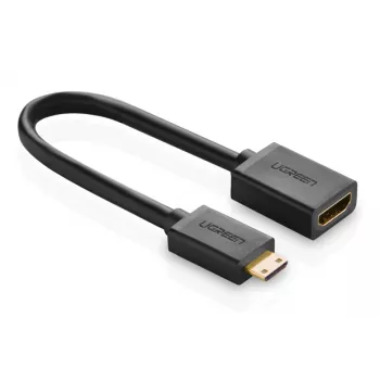 HDMI-kaabel Ugreen 20137 Mini-HDMI isane HDMI emasele Must Kuldne