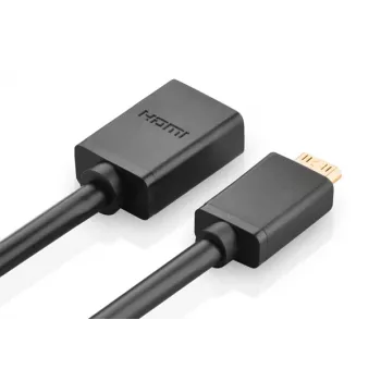 HDMI-kaabel Ugreen 20137 Mini-HDMI isane HDMI emasele Must Kuldne