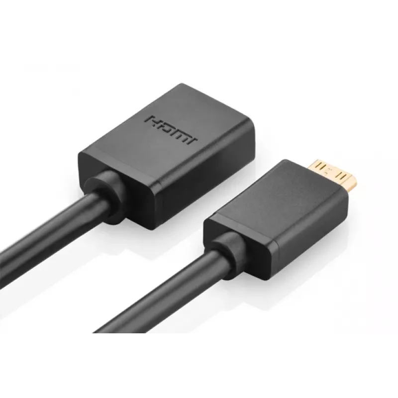 HDMI-kaabel Ugreen 20137 Mini-HDMI isane HDMI emasele Must Kuldne