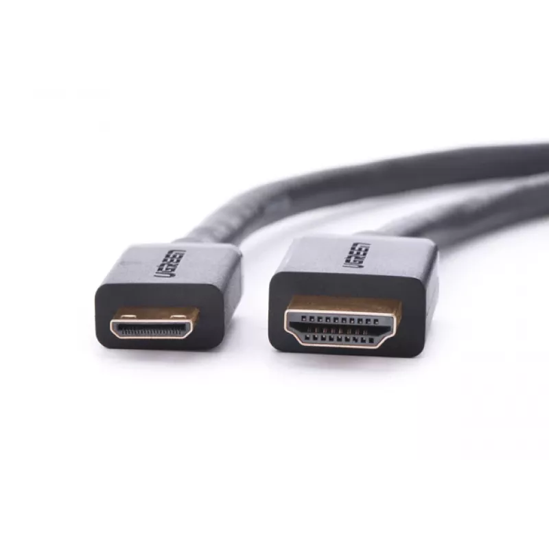 HDMI-kaabel Ugreen 20137 Mini-HDMI isane HDMI emasele Must Kuldne