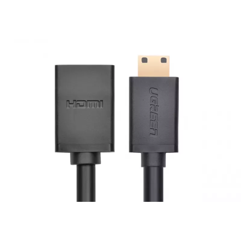 HDMI-kaabel Ugreen 20137 Mini-HDMI isane HDMI emasele Must Kuldne