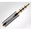 Ugreen Adapter 2,5 mm (emane) mikro pesa 3,5 mm mini pesa (isane) adapter must (20502)