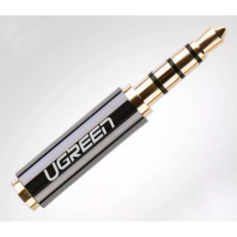 Ugreen Adapter 2,5 mm (emane) mikro pesa 3,5 mm mini pesa (isane) adapter must (20502)