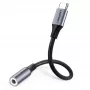 Mobiiltelefoni kaabel Ugreen 30632 USB-C kuni 3,5 mm, must