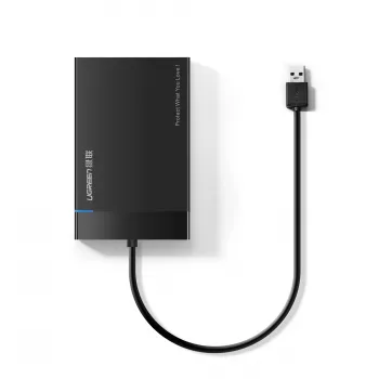 HDD/SSD-korpus Ugreen 30847 Must 2,5-tolline 6TB 5 Gbit/s