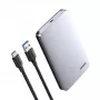 HDD/SSD-korpus UGREEN 70498 2,5-tollistele SATA-draividele, ühe pesaga, USB-C (USB 2.0/3.2 Gen2), alumiinium, kuni 6 TB