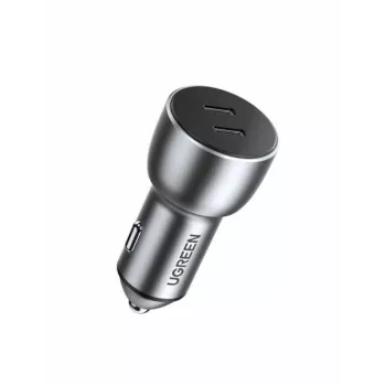 Autolaadija Ugreen 70594 universaalne hall 12/24V 2x USB USB-C