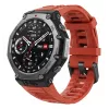 Amazfit T-Rex 3 Lava 3,81 cm (1,5-tolline) AMOLED 48,5 mm digitaalne 480 x 480 pikslit puuteekraan must, roostevaba teras GPS (satelliit)