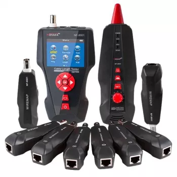 Kaablitester LYNX CS TLCD88 — LCD-tester Cat3/Cat5E/Cat6 ja PoE tuvastamiseks
