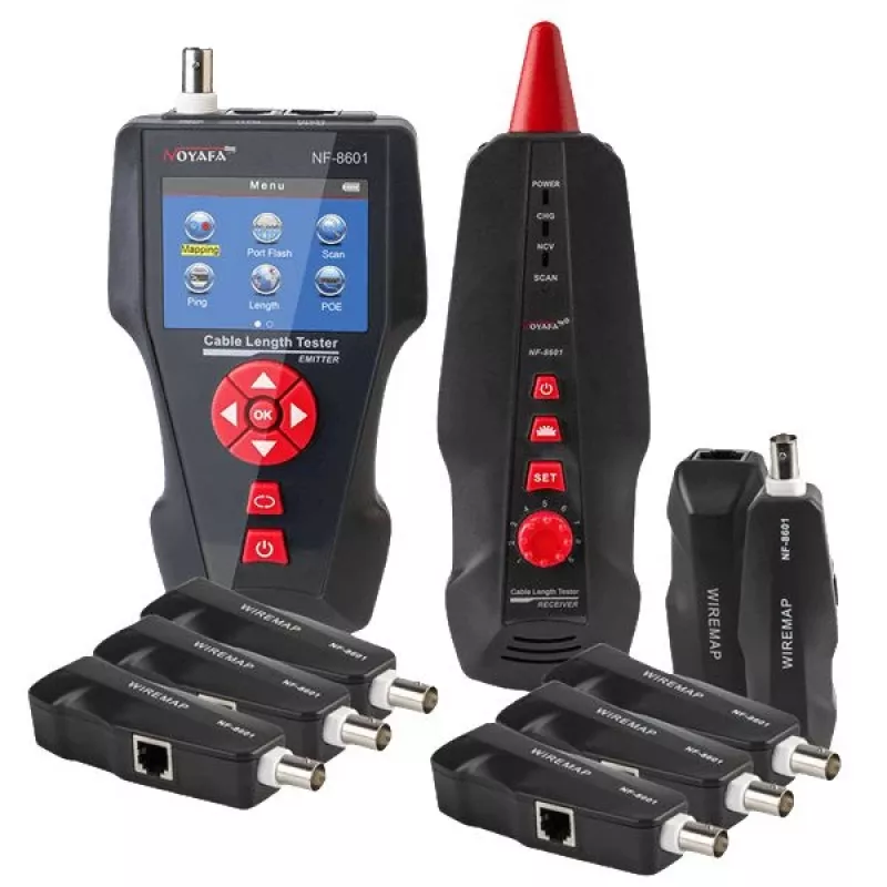 Kaablitester LYNX CS TLCD88 — LCD-tester Cat3/Cat5E/Cat6 ja PoE tuvastamiseks