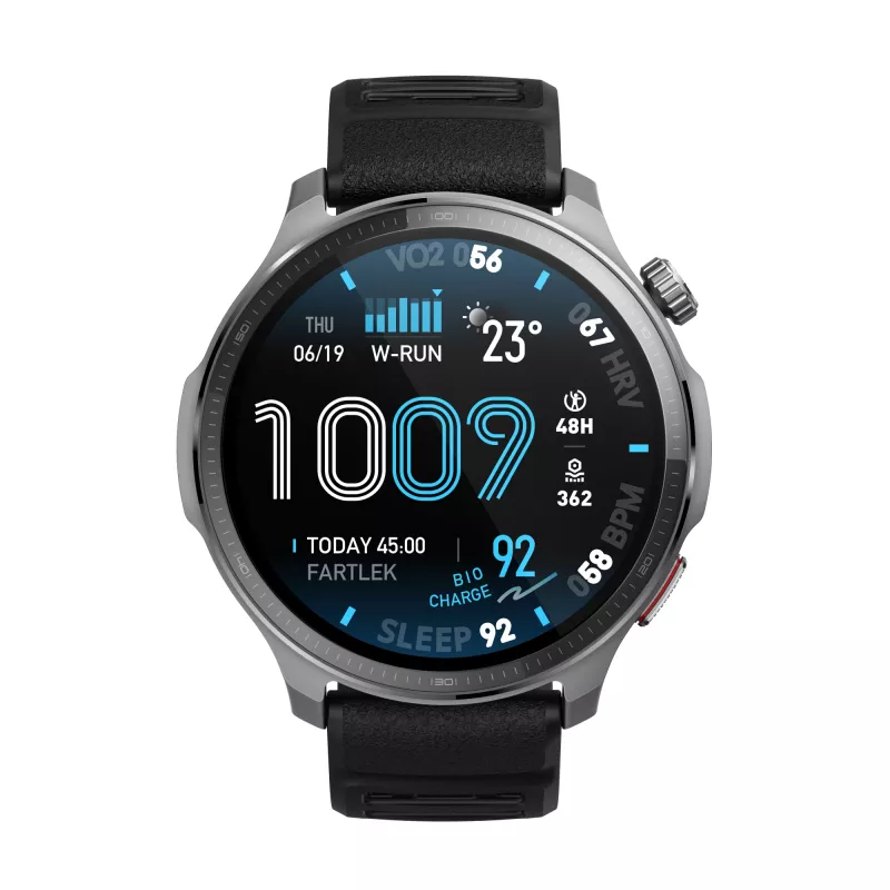 Amazfit Balance 2 XT 3.81 cm (1.5 tolli) AMOLED digitaalne 480 x 480 pikslit puutetundlik must Wi-Fi GPS (satelliit)