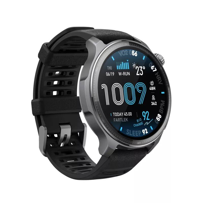 Amazfit Balance 2 XT 3.81 cm (1.5 tolli) AMOLED digitaalne 480 x 480 pikslit puutetundlik must Wi-Fi GPS (satelliit)