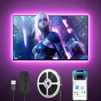 Govee H6178 RGB LED-taustvalgustusriba 46–60-tollistele teleritele, mudel H61780A1
