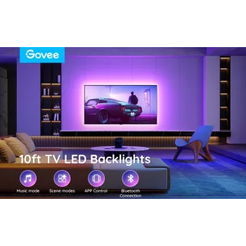 Govee H6178 RGB LED-taustvalgustusriba 46–60-tollistele teleritele, mudel H61780A1