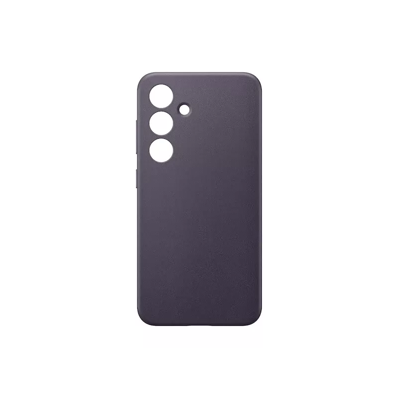 Telefoniümbris Samsung Vegan Leather Case Violet Galaxy S24-le, PU-nahk, 6,2-tollisele ekraanile