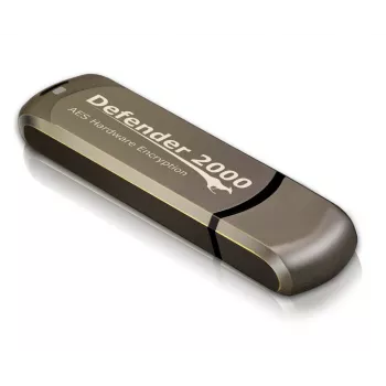 Kanguru Defender 2000 FIPS 140-2 sertifitseeritud, 16 Gb USB-mälupulk USB Type-A 2.0 Pruun