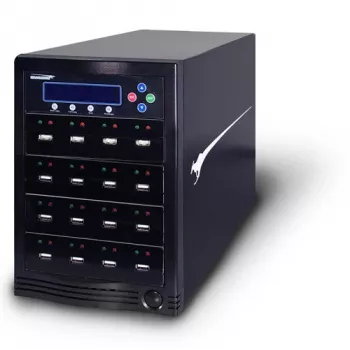 iStorage Kanguru U2D2-15 meediumiduplikaator USB-mälupulga duplikaator Must 15 koopiat