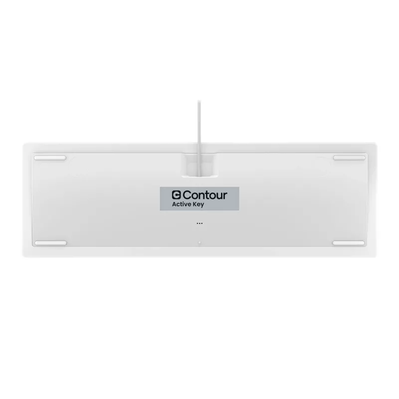 Contour Design Contour Active Key QuickClean meditsiiniline klaviatuur IP68 täissuuruses juhtmega valge PN C8112